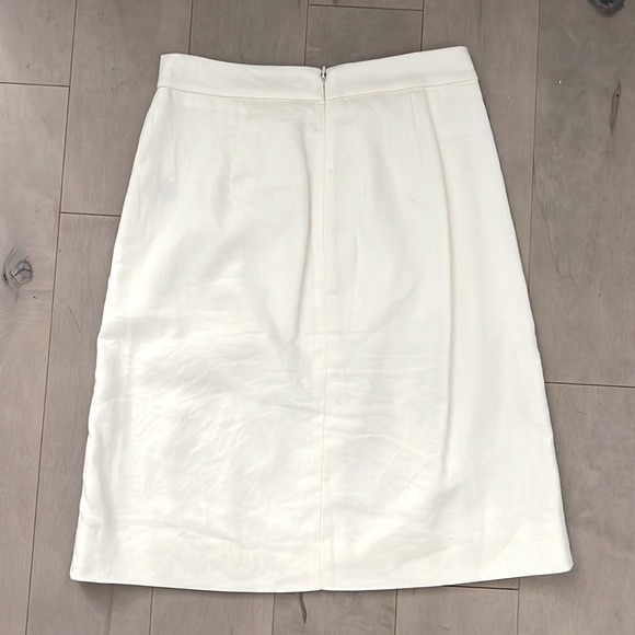 JCrew Pleated Front Sailor Skirt Stretch Linen, 0 - Picture 7 of 8